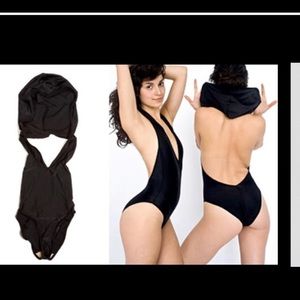 American Apparel Black Bodysuit